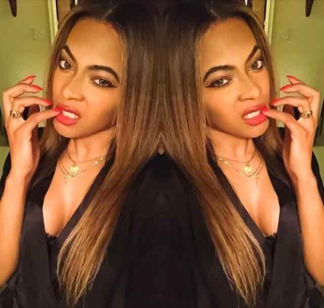 Hamı onu Beyons bilib şəkil çəkdirir -  FOTOLAR